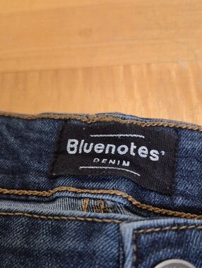 Bluenotes Dark Blue Denim Jeans with Gold Stitching